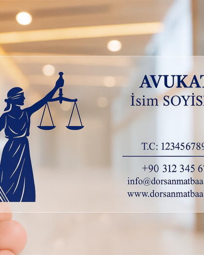 Şeffaf Kartvizit